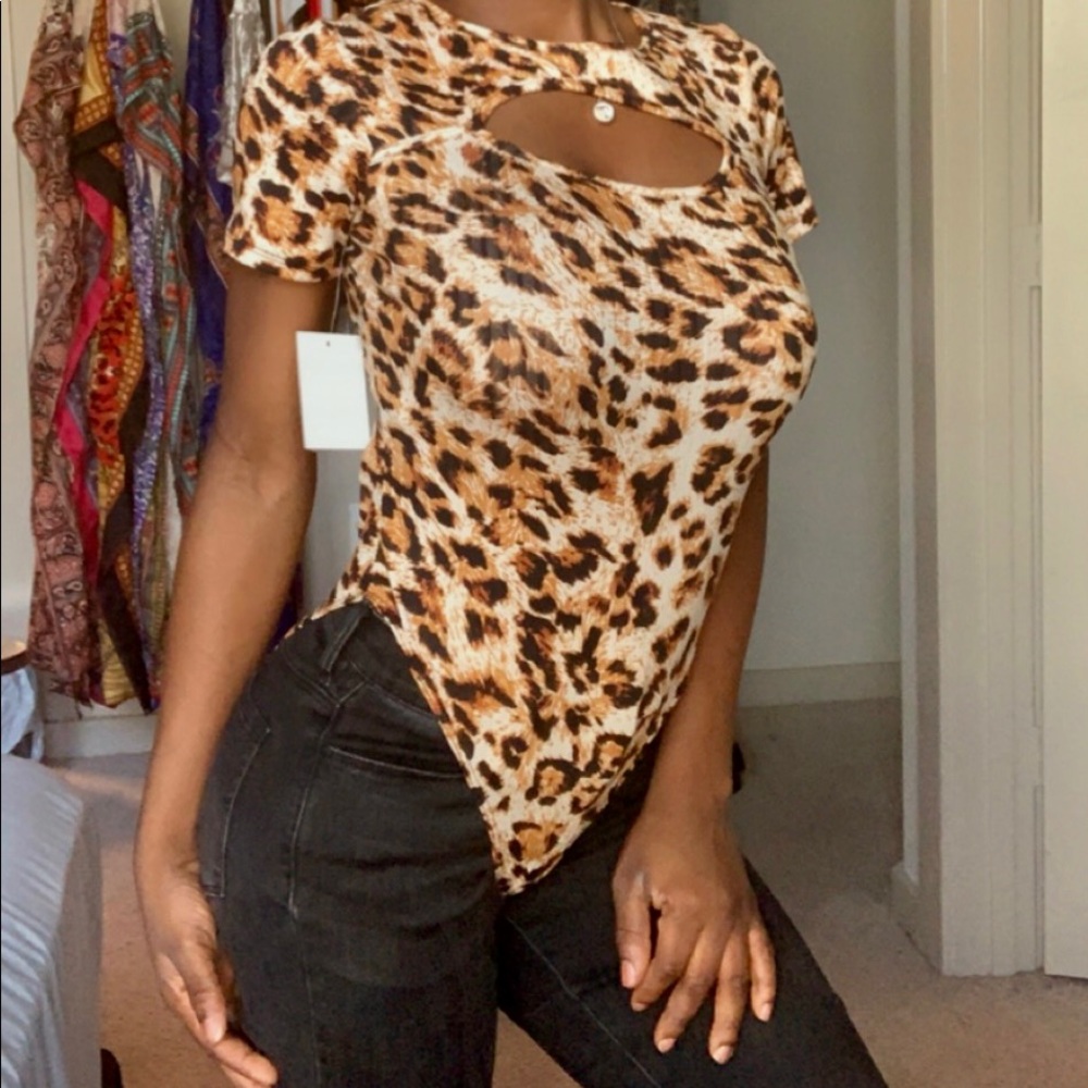 Leopard skin Bodysuit